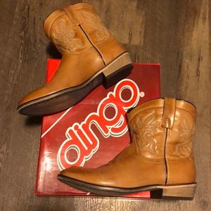 Dingo Cowboy Boots-Women Size 10 Antique Tan